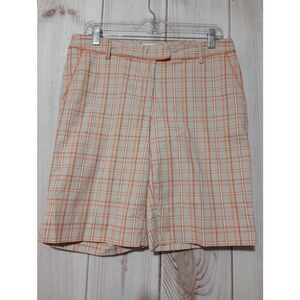 Lady Hagen Shorts Ladies 8 Tan‎ Orange Burmuda Golf